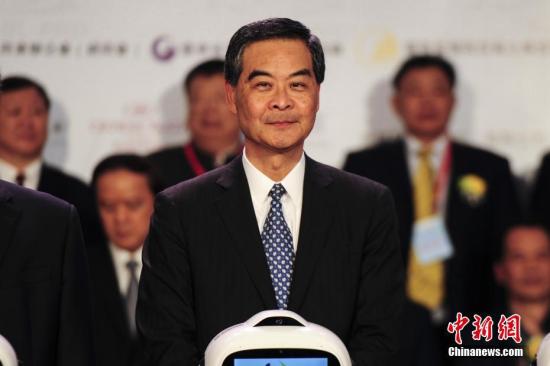 资料图:香港特别行政区行政长官梁振英。<a target=\'_blank\' href=\'http://www.chinanews.com/\'>中新社</a>记者 陈骥旻 摄