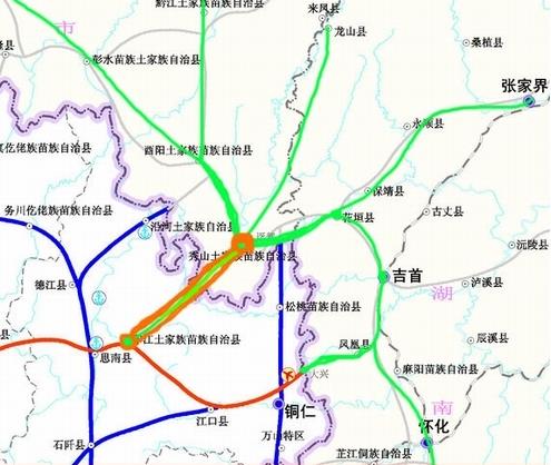 秀山再建两条高速出省通道 渝东南门户"一脚踏三省"