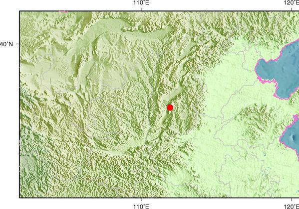12月14日2时45分山西临汾市霍州市发生3.4级