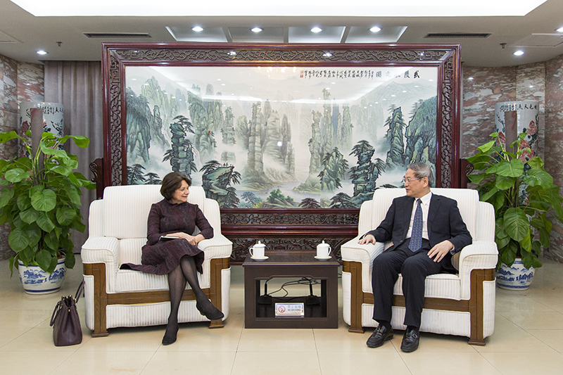 张志军主任会见美国外交政策全国委员会访问团