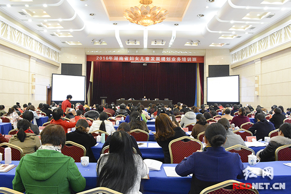 湖南省实施妇女儿童发展规划业务培训班在长沙