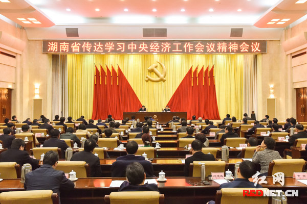 湖南省传达学习中央经济工作会议精神|经济工