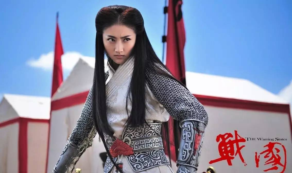 《长城》女主角景甜在电影《战国》中的造型