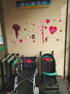 到农行网点办理业务让顾客感受家一样的温馨|