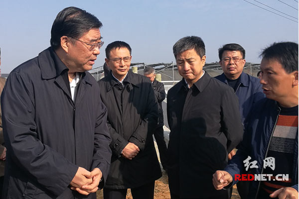 水利部副部长田学斌一行调研湖南省水利工作