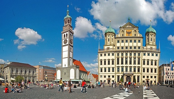 德国南部城市奥格斯堡(augsburg.图片来源:网络
