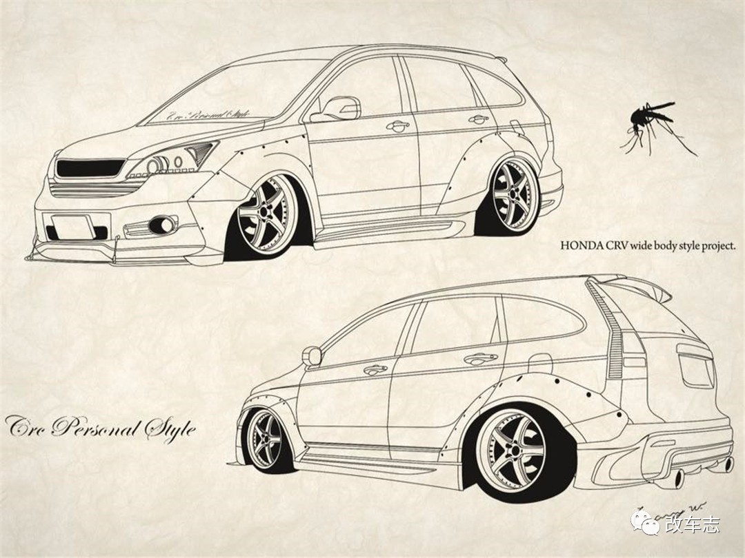 帅气姿态 本田CR-V爆改宽体造型