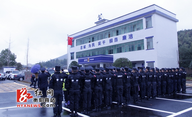 衡阳县公安局交警大队四中队暨曲兰片区巡防中