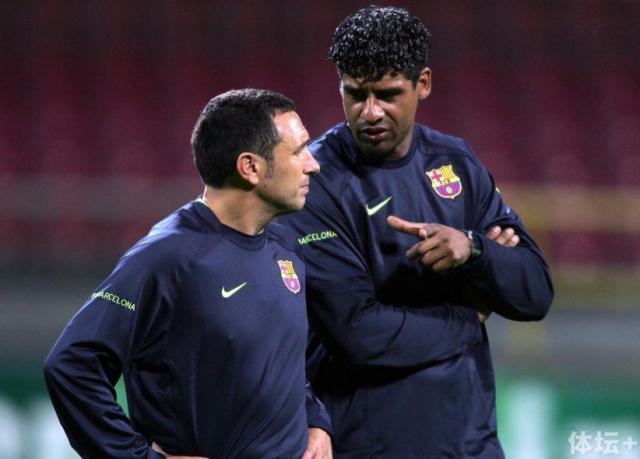 里杰卡尔德执教巴萨期间，欧塞维奥曾担任其副手。