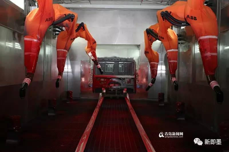 走进一汽解放即墨工厂 每天下线400辆车