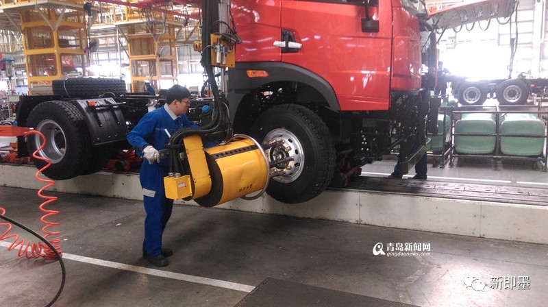 走进一汽解放即墨工厂 每天下线400辆车