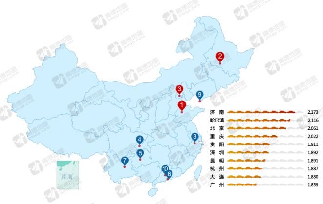 高德地图:2016年一线城市拥堵缓解