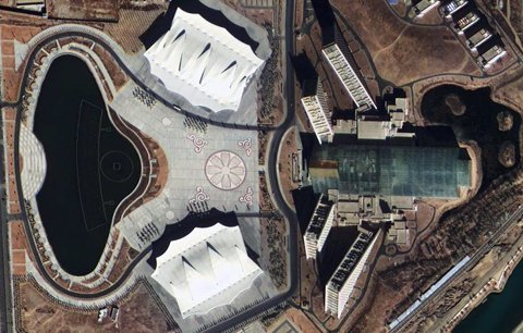 图为西藏自治区会展中心。中国航天科技集团公司提供