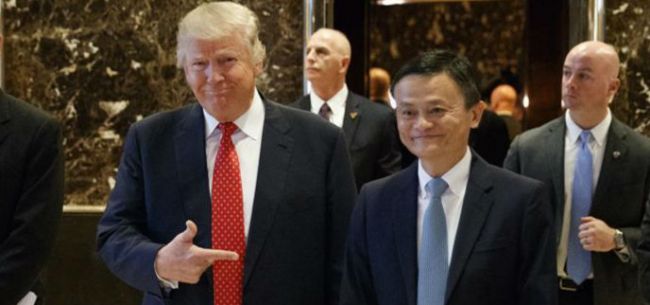 二桃杀三士 马云给特朗普出了一个难题