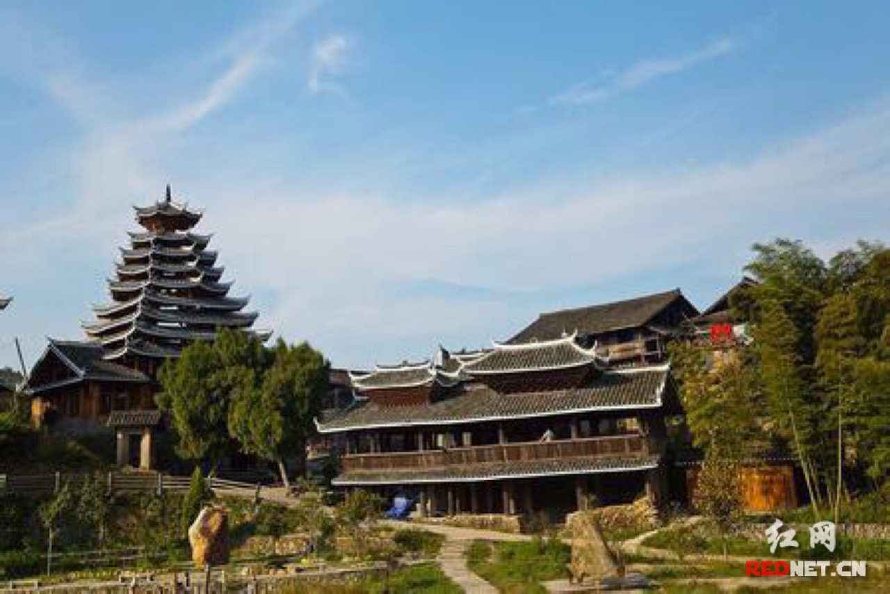 通道县坪坦乡横岭村总人口