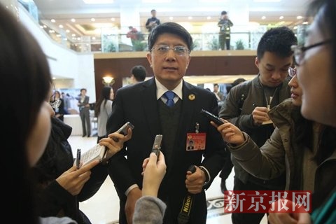政协委员朱良。新京报记者 王贵彬 摄
