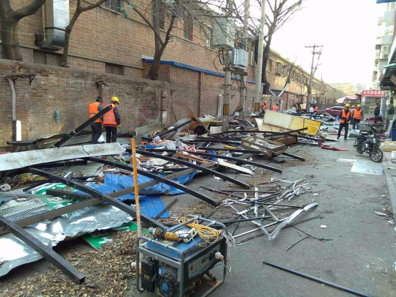 北京市朝阳区拆违万余平方米