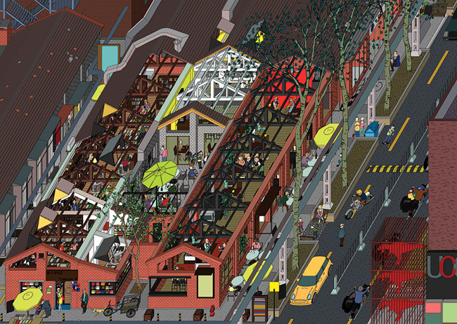 人人都想快速离开的西直门地铁站,他却迷上了它