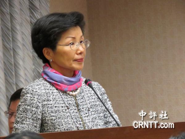 台湾陆委会主委张小月(图片来源：中评社)