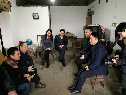四川省商务厅刘欣同志赴结对帮扶联系贫困户走