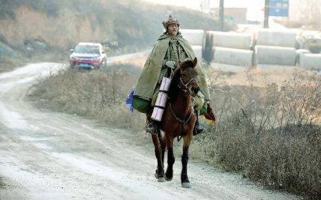 俄籍华人骑马到西安|西安|黄河