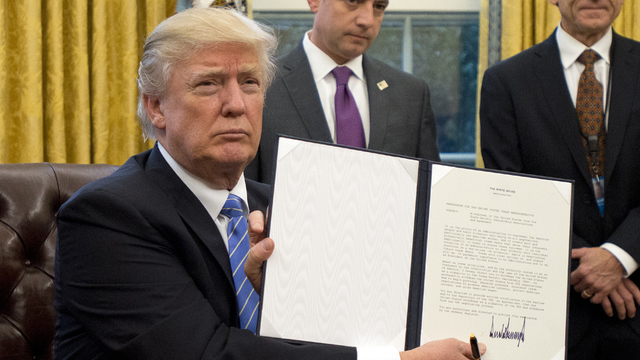 视点 | 特朗普新官上任 宣布正式退出TPP