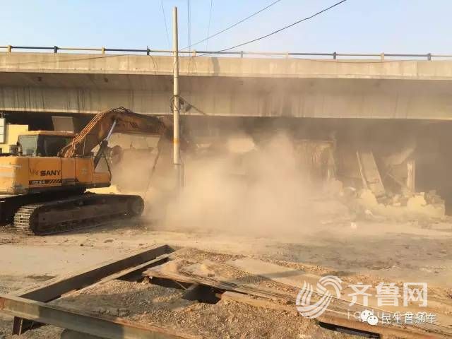 拆违进行时丨济南长清区对37处高速桥下违建