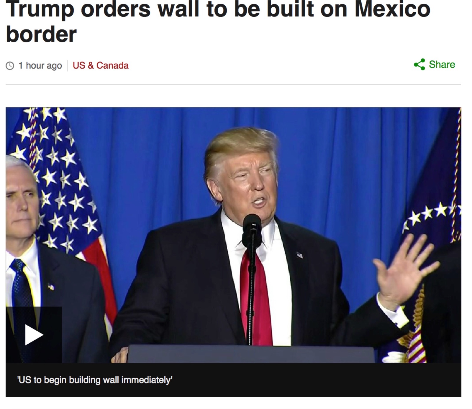 特朗普借墨西哥移民谋杀案再次呼吁建设隔离墙 - 2018年8月23日, 俄罗斯卫星通讯社