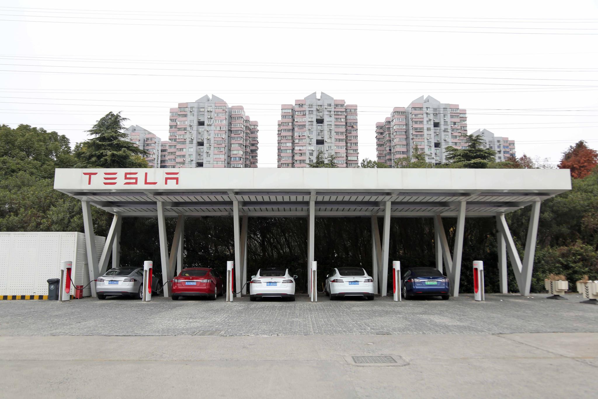 特斯拉更名、收费 上海超级充电站暂无变动