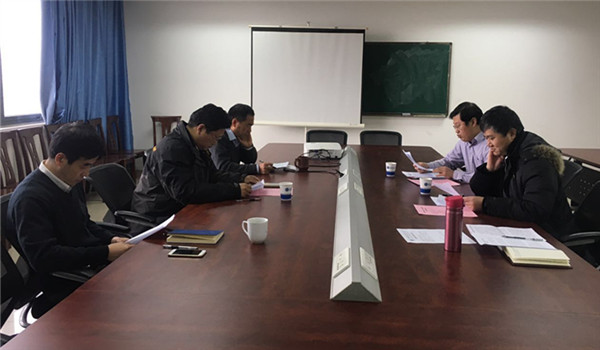 蒋一副书记参加数学科学学院领导班子民主生活