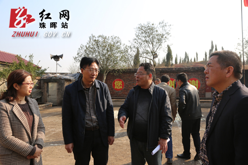 湖南省衡阳市珠晖区委副书记,区长刘桢干一行现场走访新龙小学
