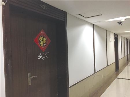 曾经的金考拉办公室大门紧闭记者 孙琼英 摄