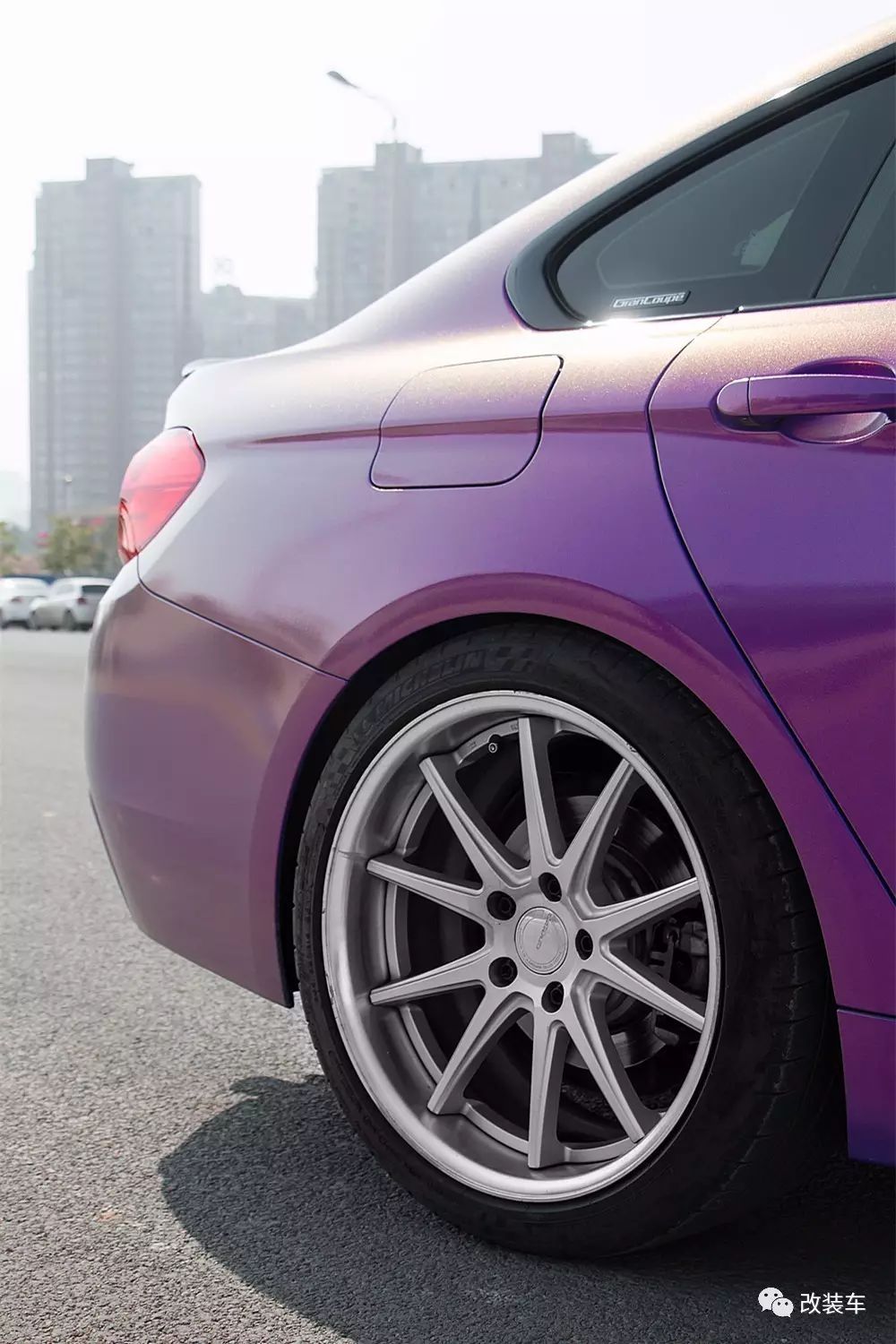 骚气紫魅粉宝马428(F36)改装案例