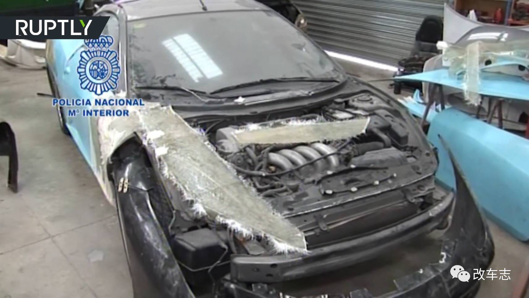 山寨兰博基尼的改装厂被查封