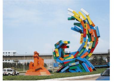 大连雕塑《鱼贯而入》 创作谈|雕塑|大连|城市