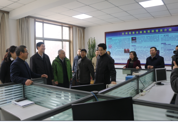 郑国光到甘肃省地震局调研指导
