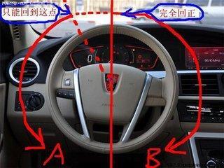 方向盘摆正时打死到底是几圈?