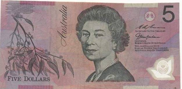 ▲澳大利亚塑料钞票