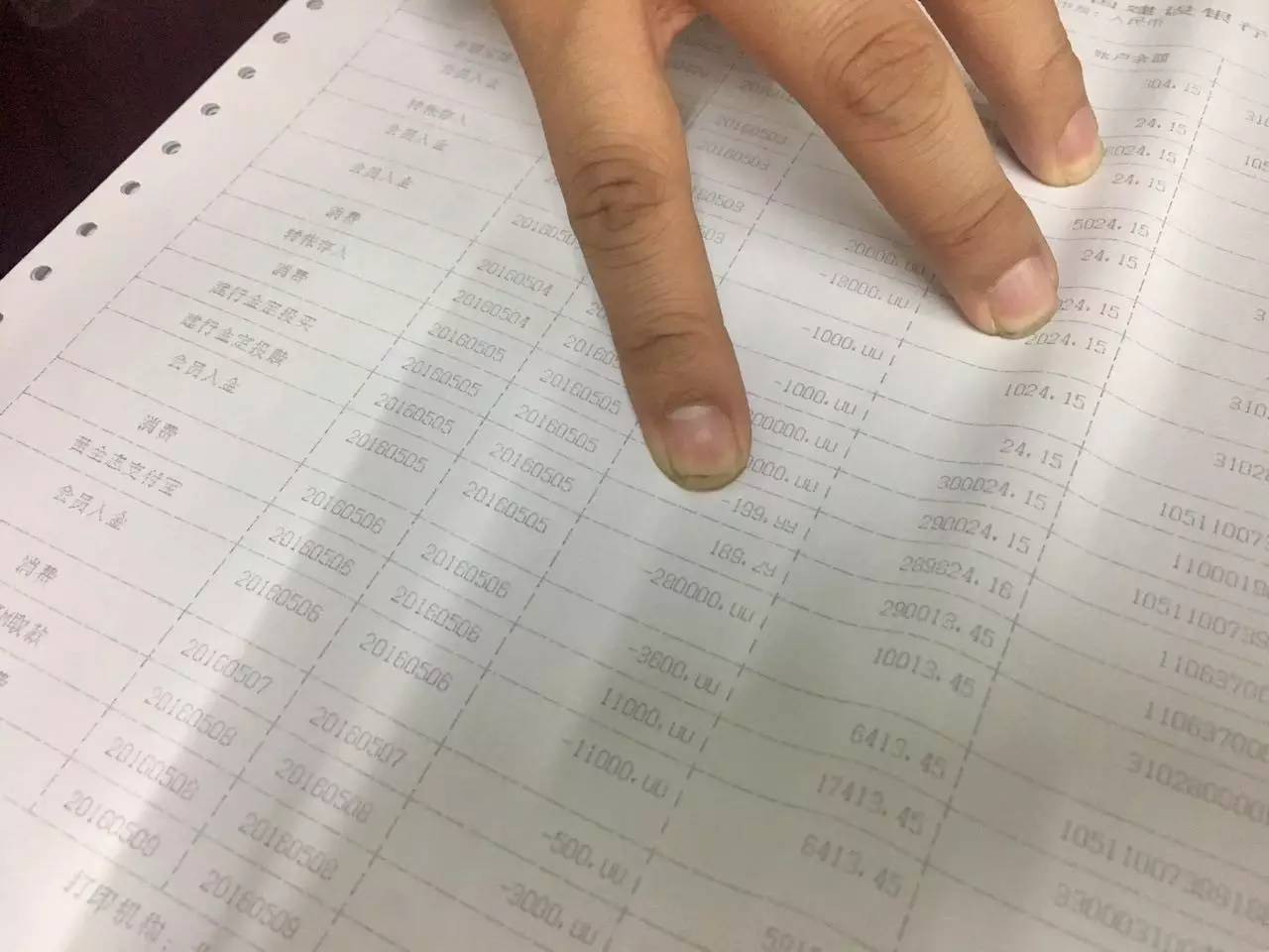 (黄飞的入金银行流水)