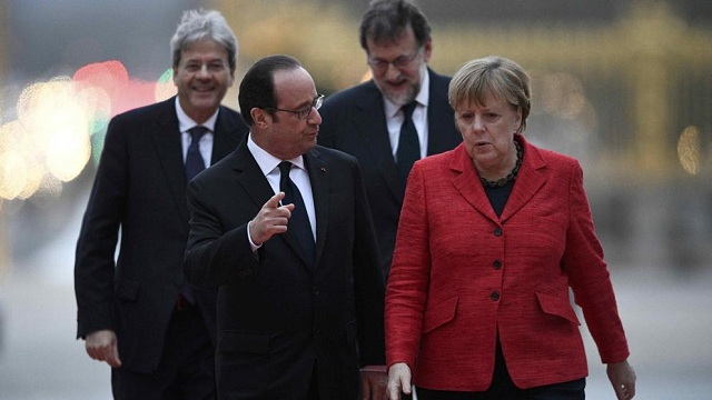 法德意西四国领导人共同发声呼吁欧盟团结丨视