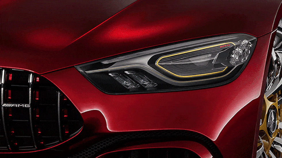 奔驰amg gt concept曝光 进击的四门超跑