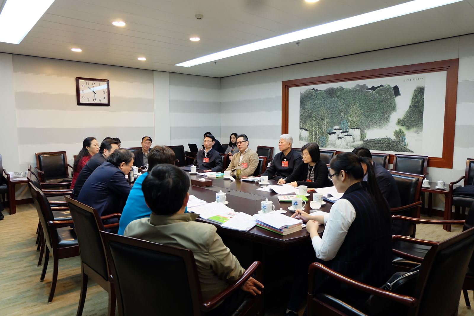 3月13日上午江苏团第三小组审议