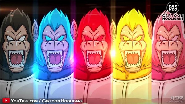 《龙珠》神奇脑洞动画:悟空版恐龙战队VS狂暴