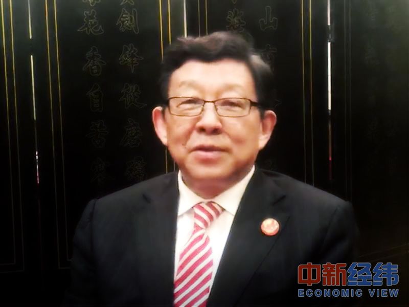 3月25日,中国商务部前部长陈德铭接受中新经纬客户端采访。 中新经纬 魏薇 摄