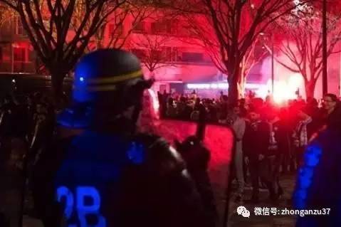 巴黎华人被枪杀案引发示威冲突。    图片来源\中新网