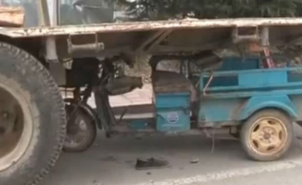 诸城7旬老人骑三轮车遇车祸身亡 尚未联系到家属