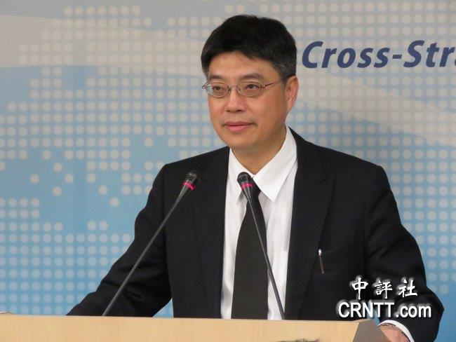 台湾陆委会副主委兼发言人邱垂正(图片来源：中评社)