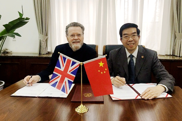 英国谢菲尔德大学校长代表团访问上海交大[图