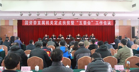 出席国资委直属机关定点扶贫 暨五委会工作会