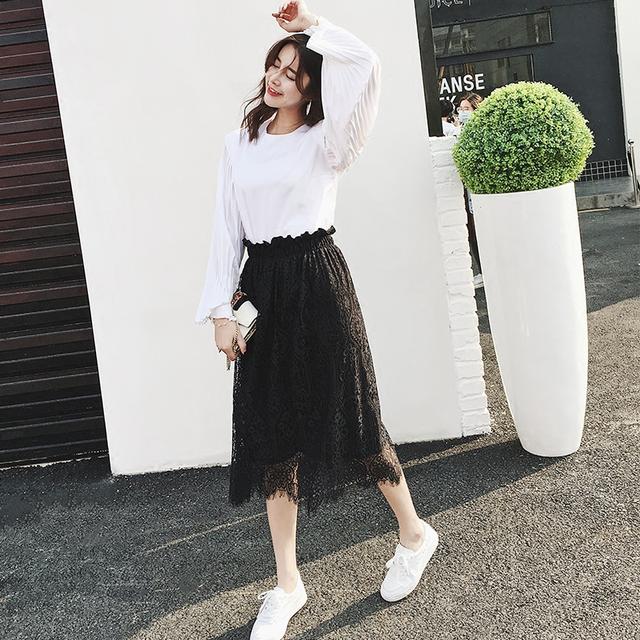 梨型身材的MM穿上这8款半身裙,巧妙隐藏下身